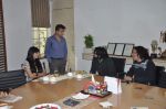 Ashim Ahluwalia, Anil George, Niharika Singh at the Promotion of Miss Lovely at Buntara Bhavan College on 7th Jan 2014